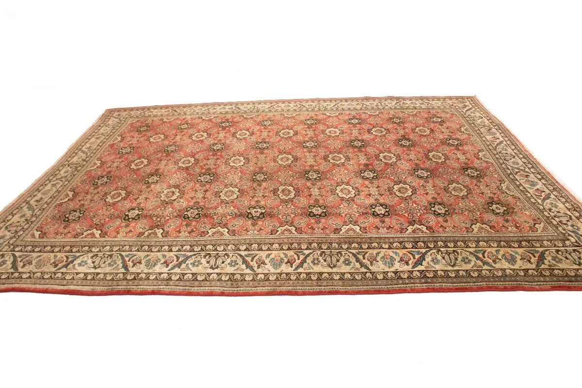 Antique Hand-Knotted Oriental Rug One-Of-A-Kind