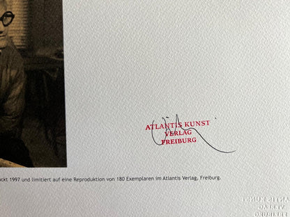 David Hockney Lithograph 'Midnight' Coa Signed