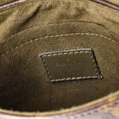 Louis Vuitton Locky Handbag Monogram Canvas With Leather Bb