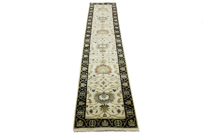 Oriental Wool Runner Rug Floral Chobi Peshawar