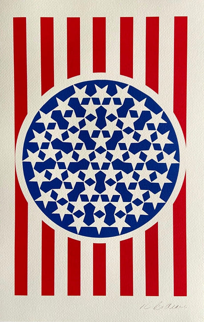 Robert Indiana Lithograph Guggenheim Museum Coa Numbered By Hand - Jasper Johns