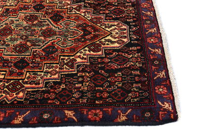 Handmade Farmho Boho Geometric Style Oriental Rug
