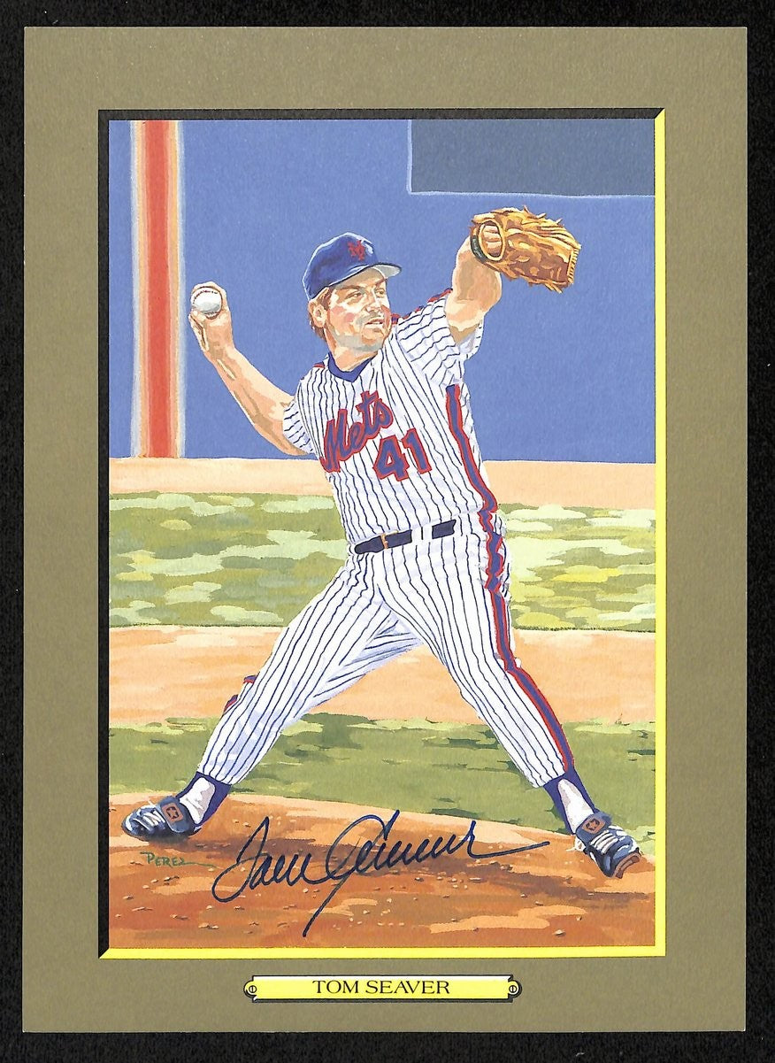 Tom Seaver Signed/Auto 1993 Perez Steele Great Moments No. 73 Mets Jsa 199330