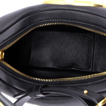 Valentino Garavani Stud Sign Zip Hobo Leather