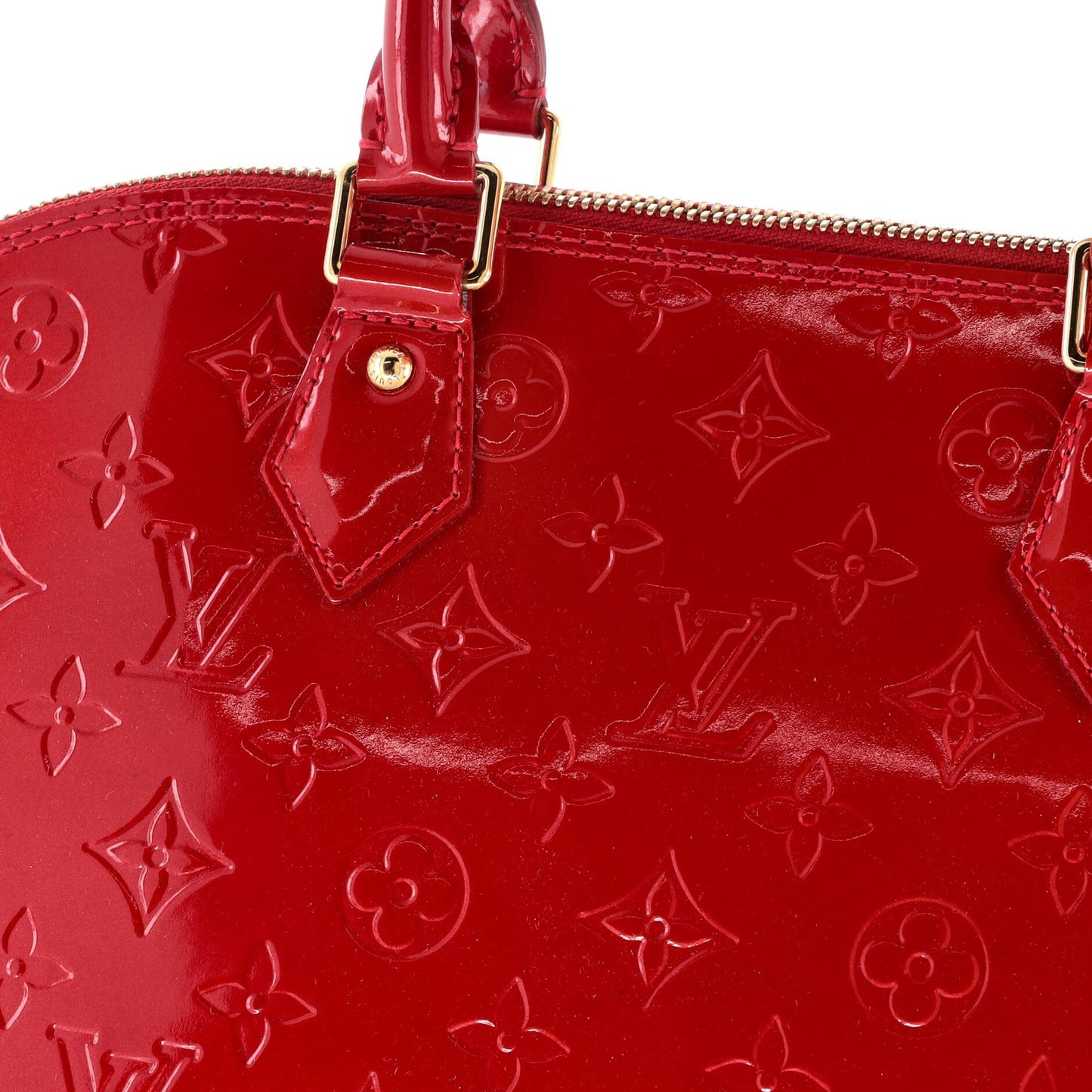 Louis Vuitton Alma Handbag Monogram Vernis Gm