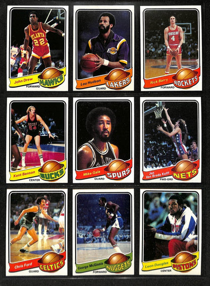1979-80 Topps Basketball Complete Set (132)