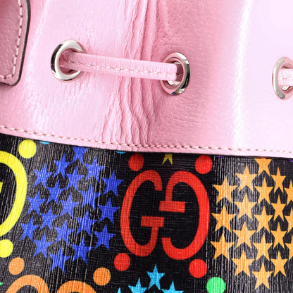 Gucci Bucket Bag Psychedelic Print Gg Coated Canvas Medium