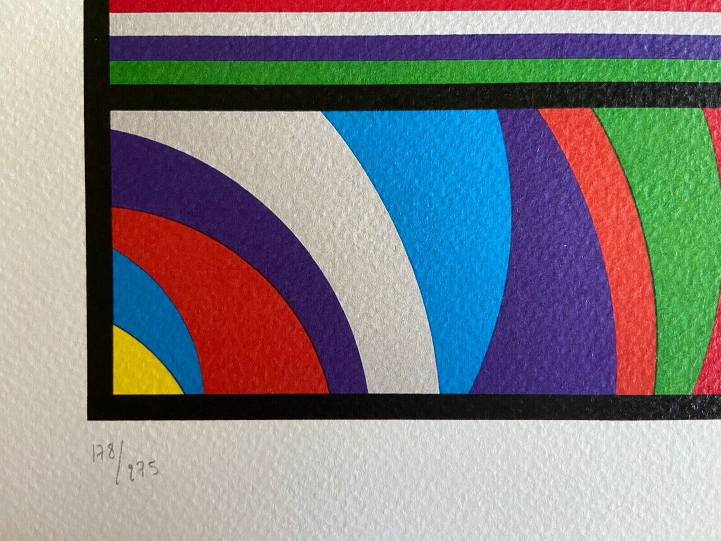 Sol Lewitt Lithograph Coa Signed Numbered O