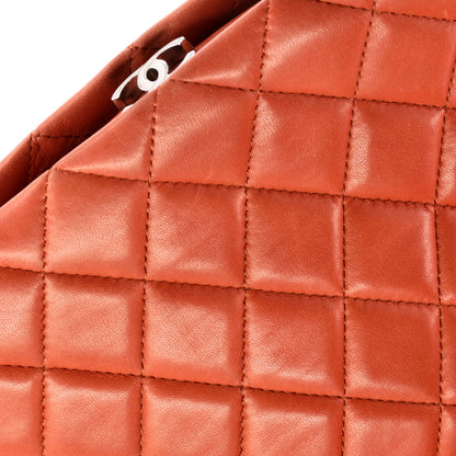 Chanel Square Timeless Clutch Quilted Lambskin