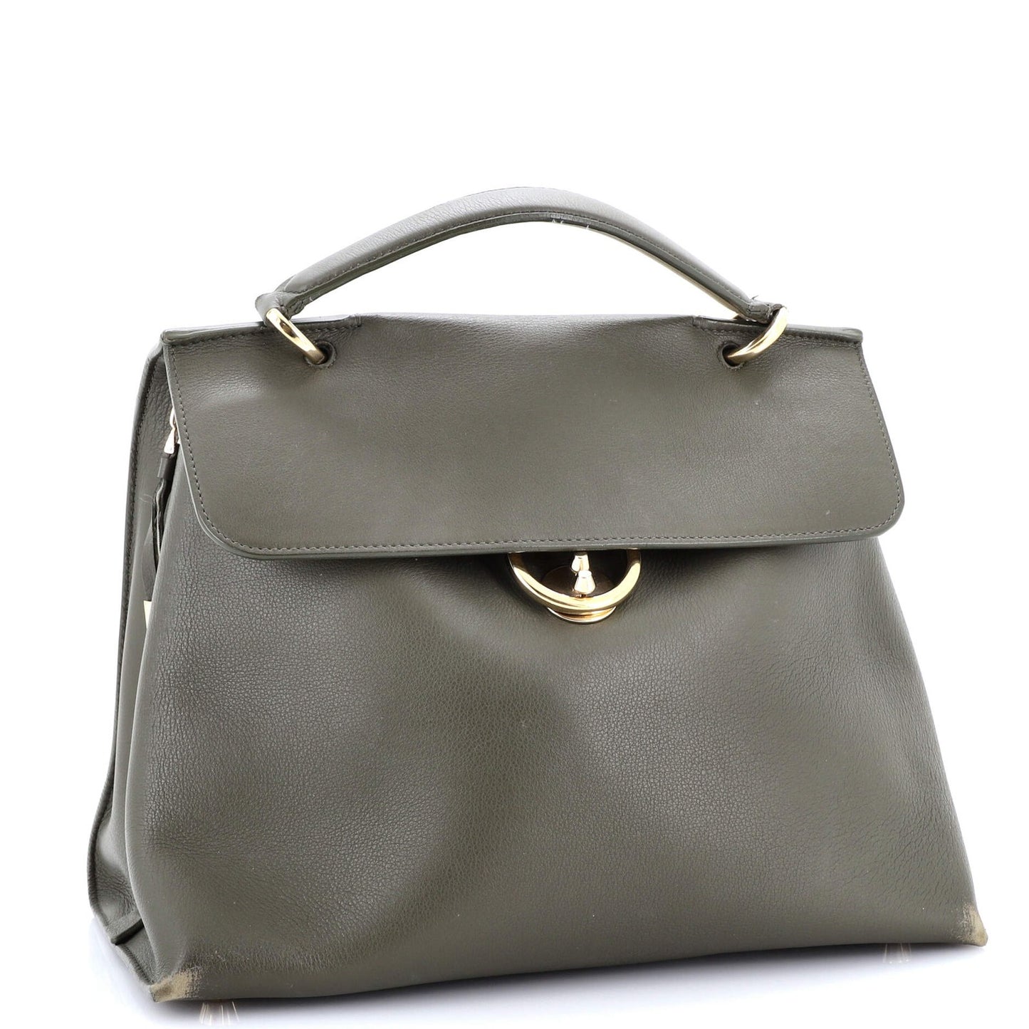 Salvatore Ferragamo Jet Set Top Handle Bag Leather Large