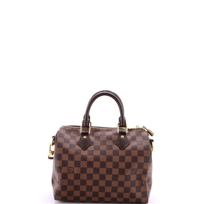 Louis Vuitton Speedy Bandouliere Bag Damier 25