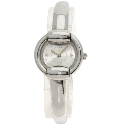 Gucci Round Face Watches 1400L Stainless Steel/Stainless Steel Ladies