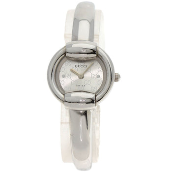 Gucci Round Face Watches 1400L Stainless Steel/Stainless Steel Ladies