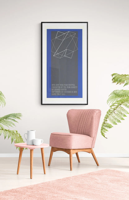 Josef Albers The 10Th New York Film Festival Signed " Serigraph Abs