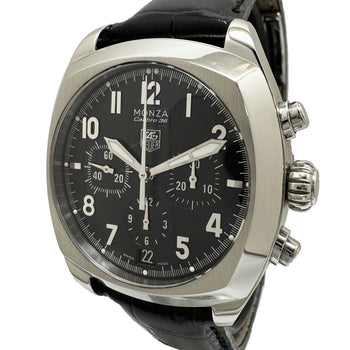 Tag Heuer Monza Caliber 36 Chronograph Date Black Dial Cr5110