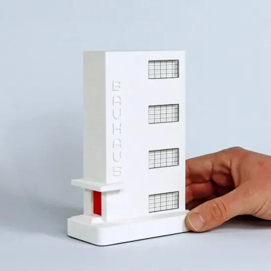 Chisel & Mouse/ Bauhaus Dessau - mini plaster sculpture