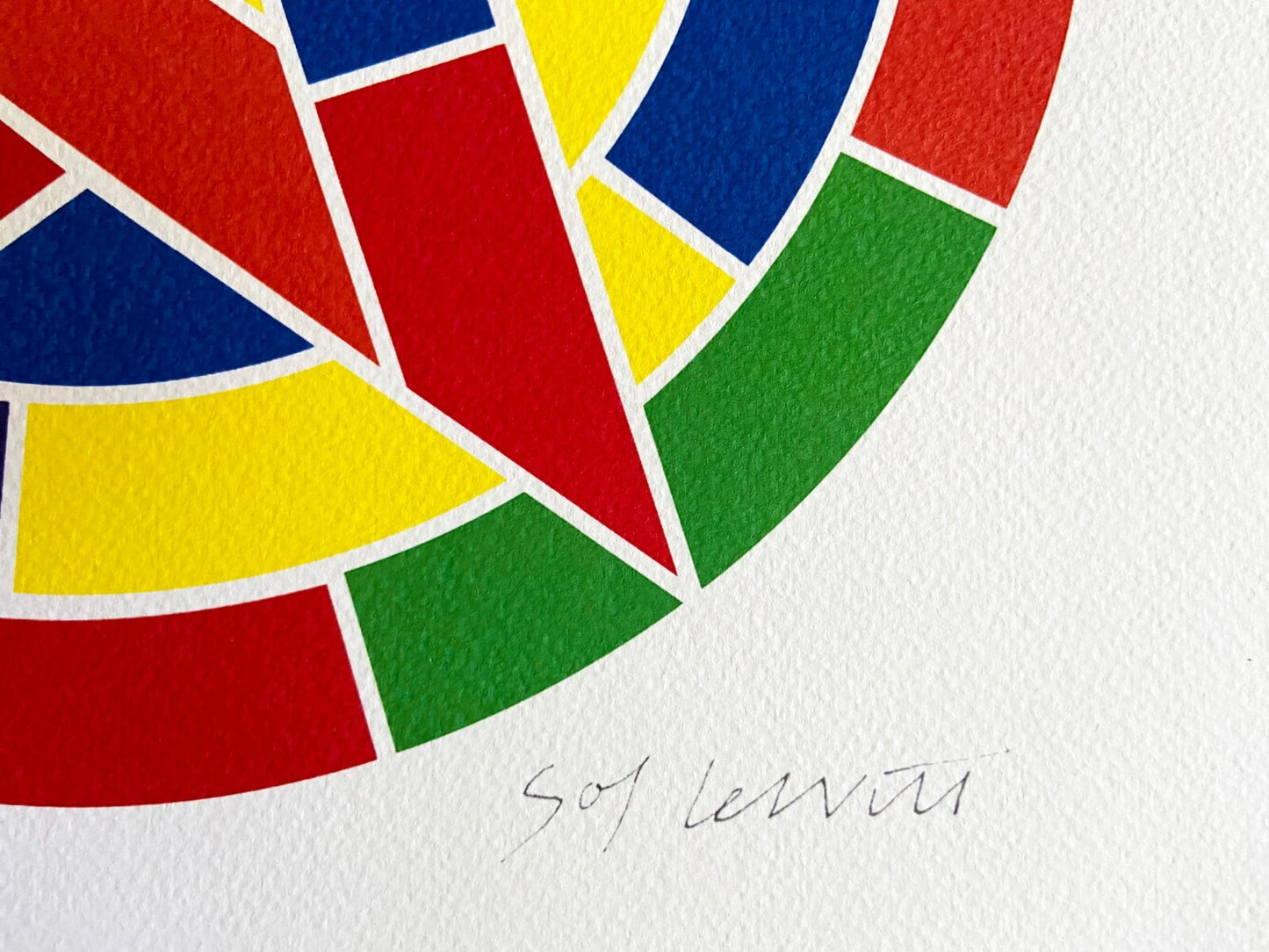 Sol Lewitt Lithograph Coa Numbered In Pencil 275 Ex