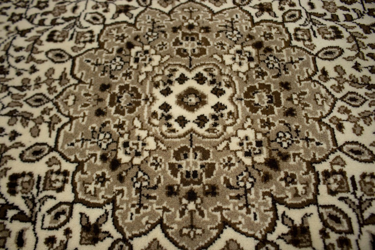 Fine Floral Hand-Knotted Kirman Square 5X5