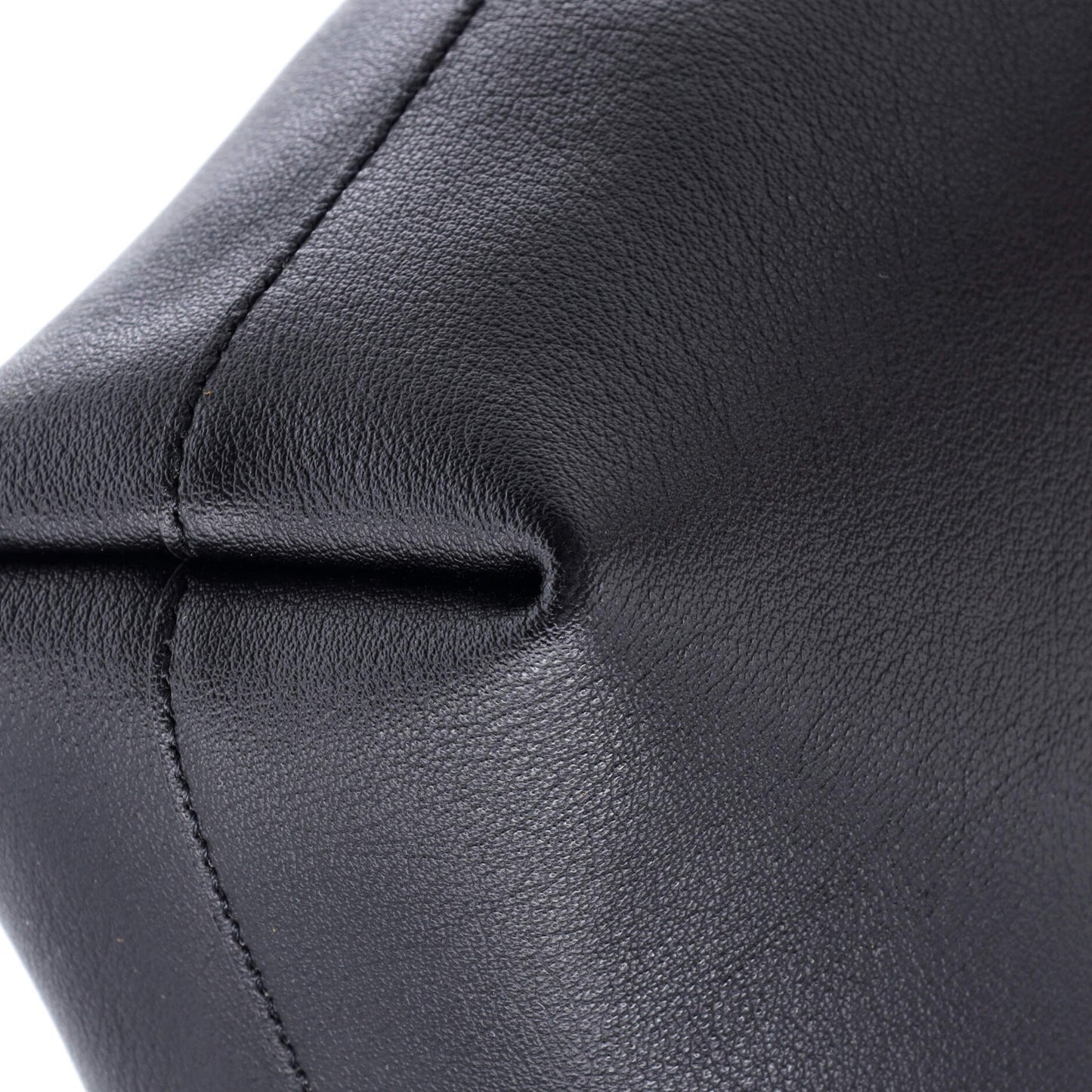 Saint Laurent Shopper Tote Leather Toy