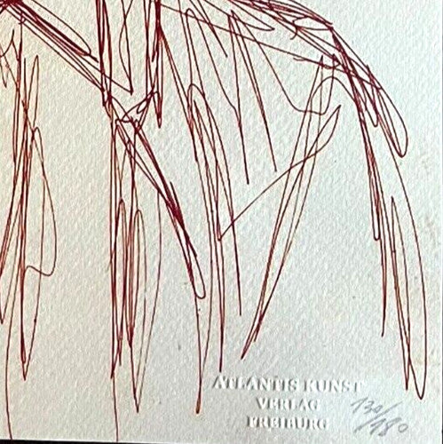 Alberto Giacometti Lithograph Coa Signed Hand Numbered In Pencil