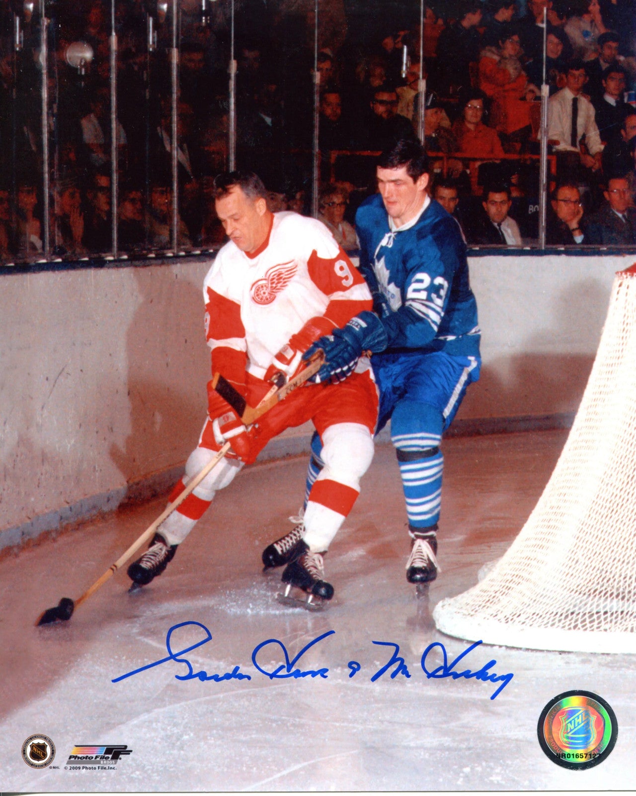 Gordie Howe Autographed 8X10 Photo Detroit Red Wings