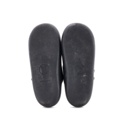 Louis Vuitton Women'S Sunbath Flat Mule Sandals Monogram Canvas And Rubber