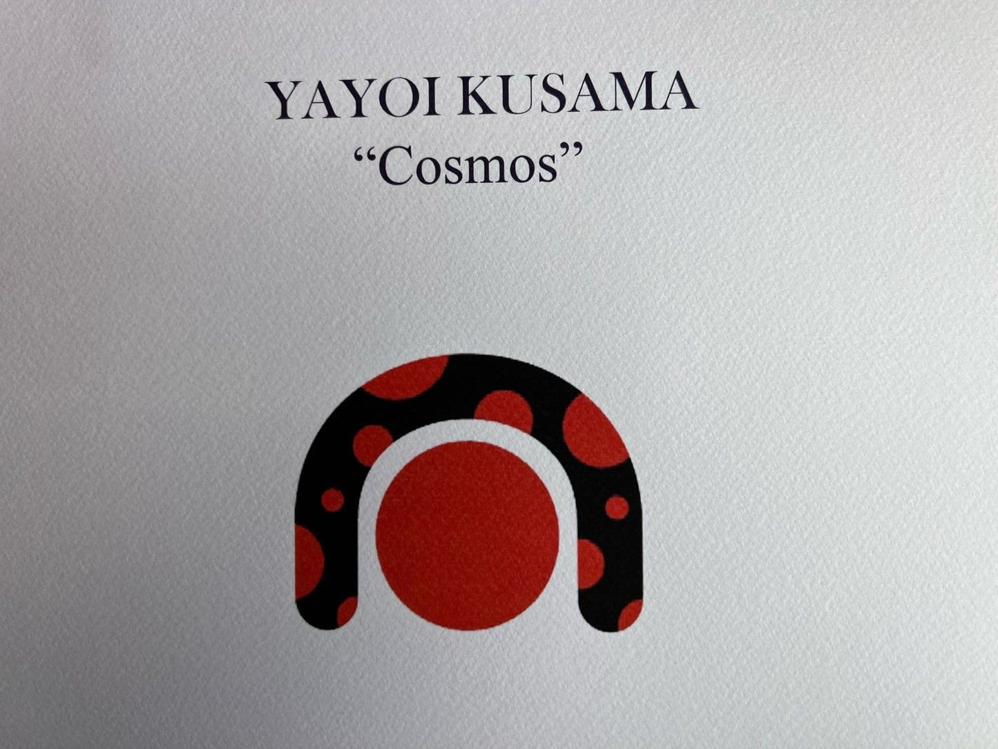 Yayoi Kusama ' Cosmo ' Lithograph Mori Art Museum Coa Numbered Hand