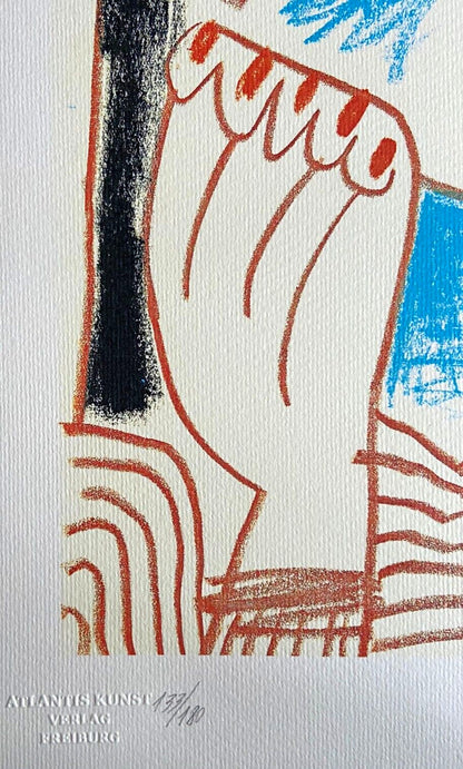 Pablo Picasso Lithograph Coa Signed In Pen Numbered In Pencil Art