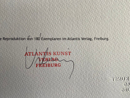 Joan Mir Lithograph Coa Signed Op Certified Numbered Limited