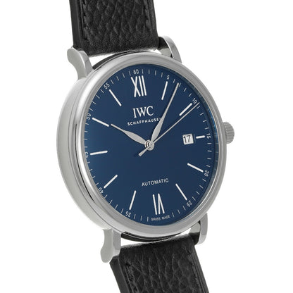 Iwc Portofino Automatic 150 Years Iw356518 Blue Men'S Used Watch #51020
