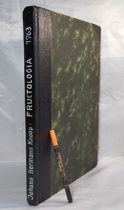 1763 Knoop Fructologia Dutch First Edition Hand-Colored Plates Complete Rare