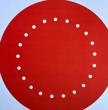 Lucio Fontana Lithograph Coa Signed In Pen 180 Ex