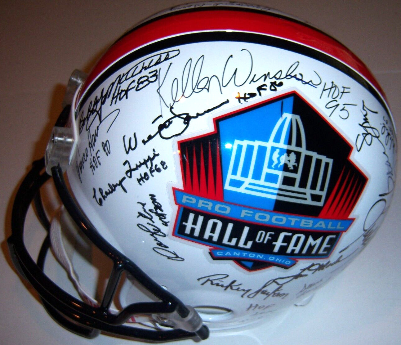 Roger Staubach,Steve Young,Franco Harris 29 Sigs