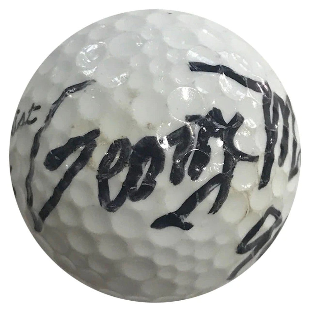 George Montgomery Autographed Titleist 3 Golf Ball