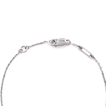 Van Cleef & Arpels Sweet Alhambra Butterfly Bracelet 18K White Gold