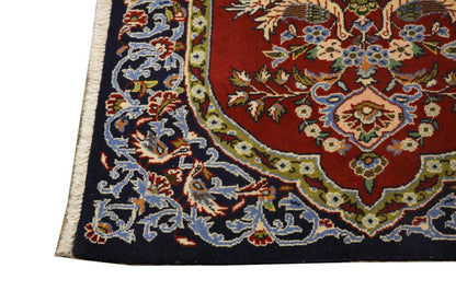Rug handmade wool birds oriental 2x3 classic home decor carpet