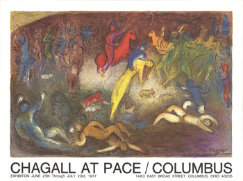 Marc Chagall Enlevement De Chloe (Abduction Of Chloe) 