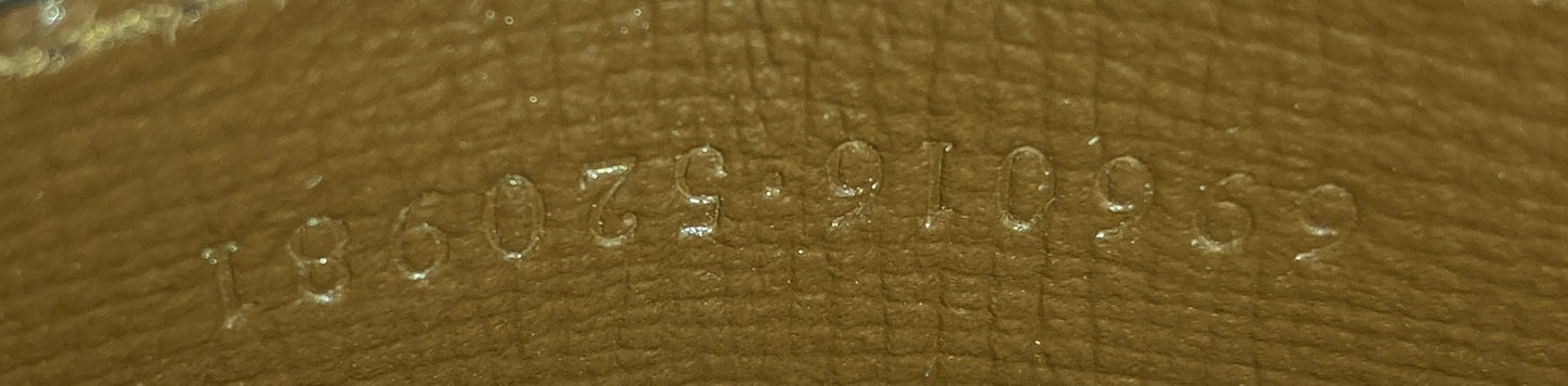 Gucci Interlocking G Patch Sling Bag Gg Coated Canvas Small