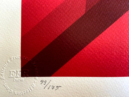 Laszlo Moholy-Nagy Lithograph Coa Signed Op Numbered By Hand 175Ex