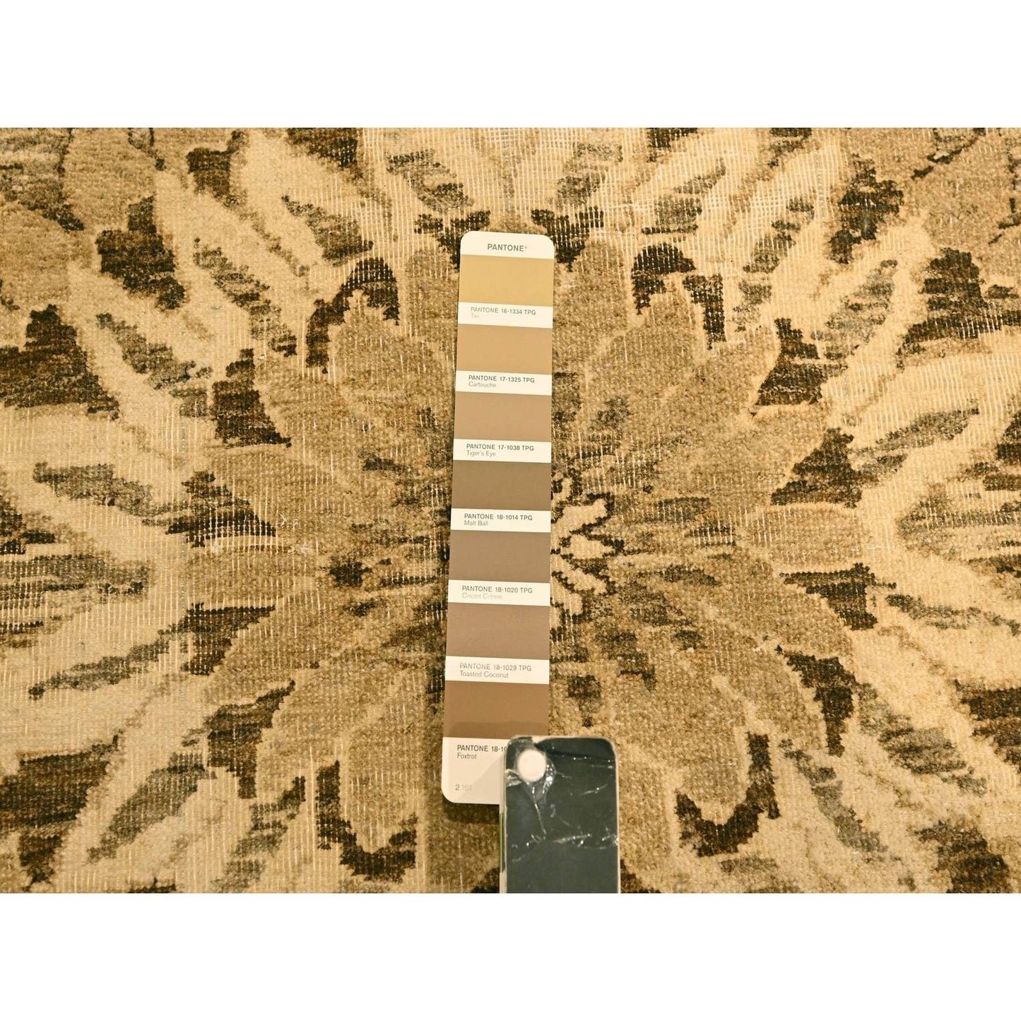 8'9"X11'10" Brown Tone On Tone Suzani Design Hand Knotted 100% Wool Rug