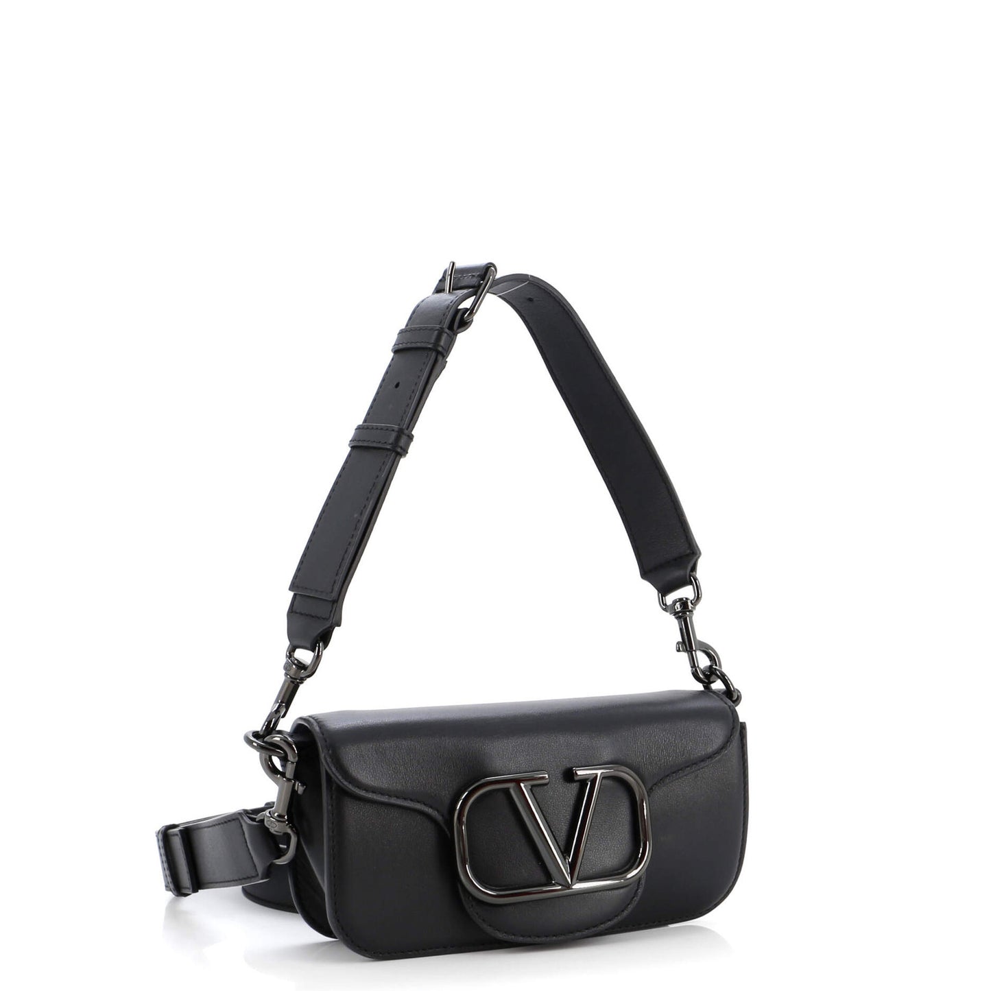 Valentino Garavani Vlogo Flap Shoulder Bag Leather Mini