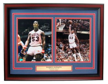 Darryl Dawkins Philadelphia 76Ers Autographed