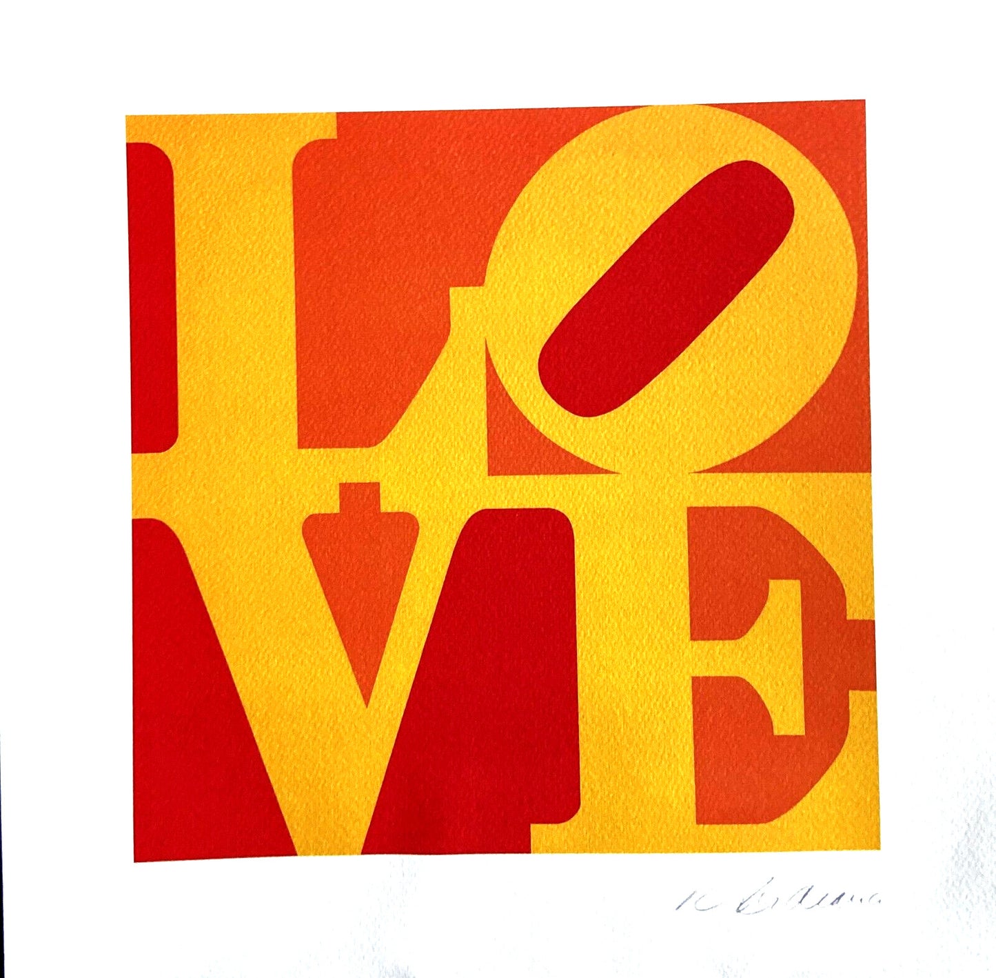 Robert-Indiana Lithograph Guggenheim Museum Coa Numbered Signed Op