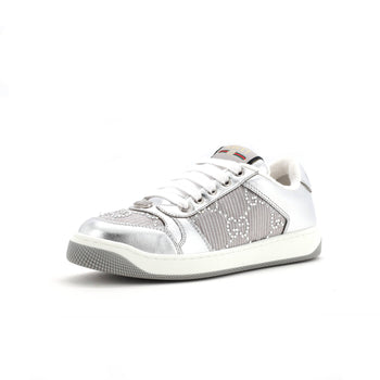 Gucci Screener Sneakers Gg Canvas With Crystals