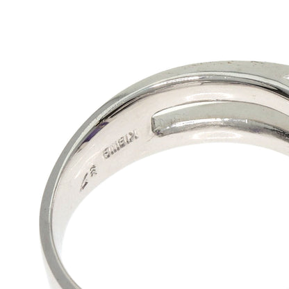 1.87Ct Amethyst Diamond Ring K18 White Gold  8.5G