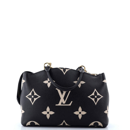 Louis Vuitton Petit Palais Handbag Bicolor Monogram Empreinte Giant
