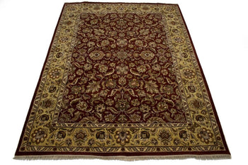 Hand-Knotted Large Oriental Rug Vintage Style