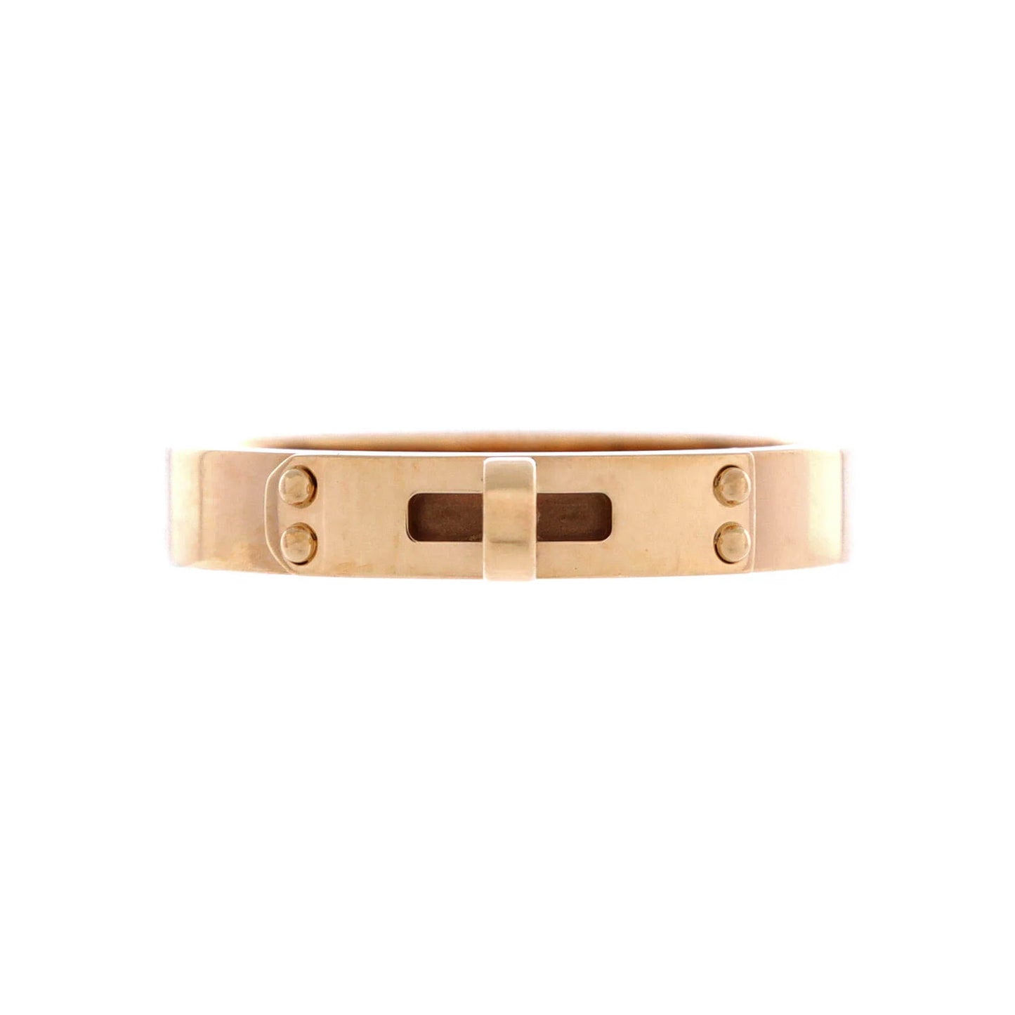 Hermes Kelly Ring 18K Yellow Gold Tpm