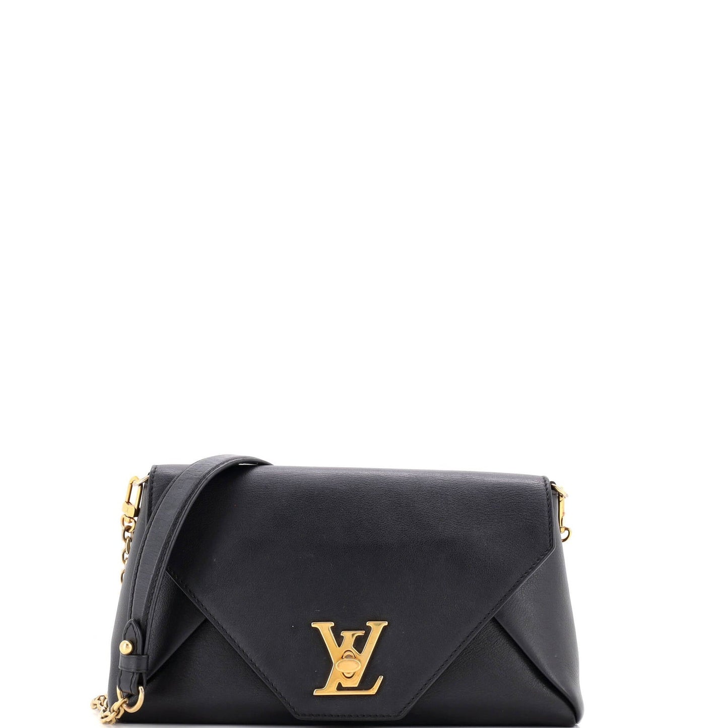 Louis Vuitton Love Note Chain Clutch Leather