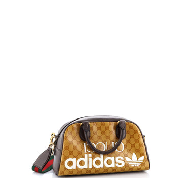 Gucci X Adidas Duffle Bag Gg Coated Canvas Mini